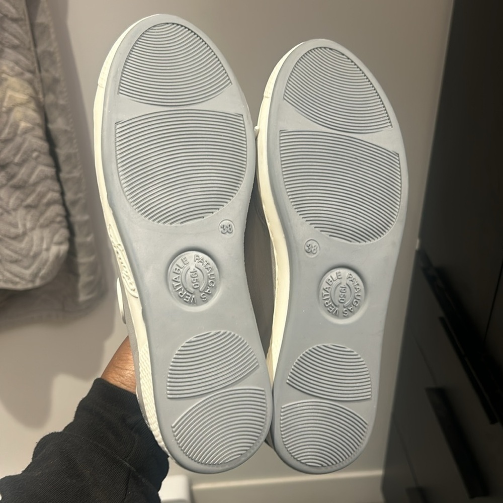 grey pataugas sneakers for women size 38 - Picture 3 of 4